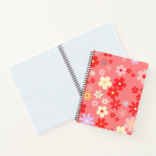 Élégant Carnet Floral (Intérieur)