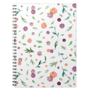 Elégant Carnet Floral - Beau cadeau d'anniversaire