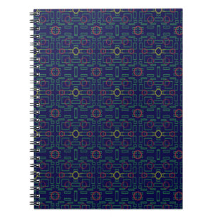 Élégant Carnet photo de la spirale géométrique ble