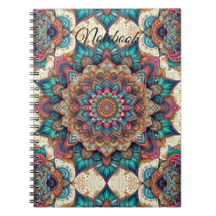 Élégant Carnet photo spirale Mandala