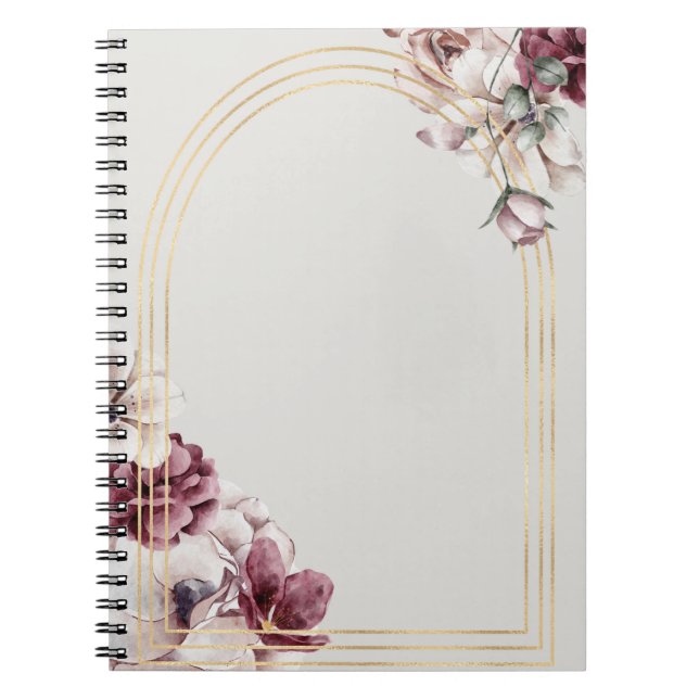 Elégant Carnet Rose Gold Arch | élégant (Devant)