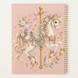 Elegant Carousel Horse French Fairytale Planner