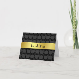 Élégant Carte de remerciements Fleur Di Lys