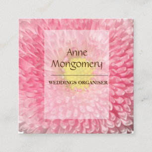 Élégant Carte de visite Carré