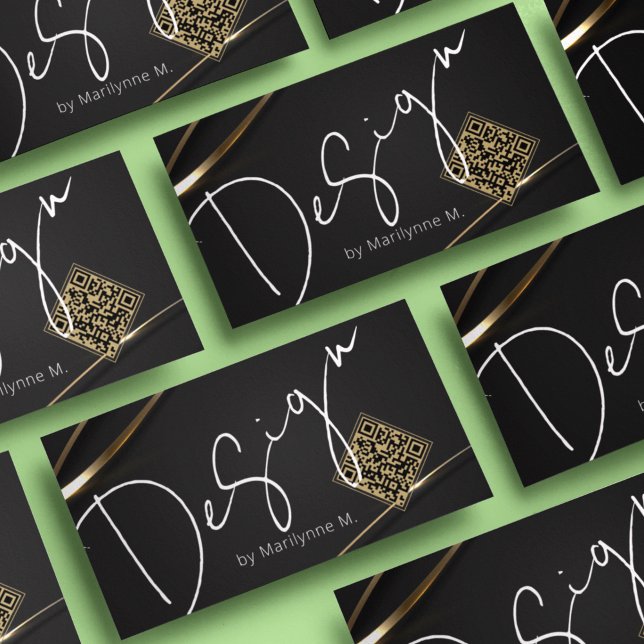 Elégant Carte de visite de design de Boutique Or (Créateur téléchargé)