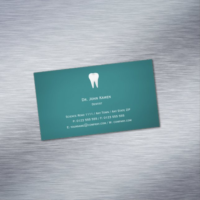 Elégant Carte de visite Dental Aqua (In Situ)