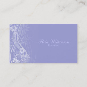 Élégant Carte de visite floral