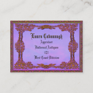 Élégant Carte de visite Heidi