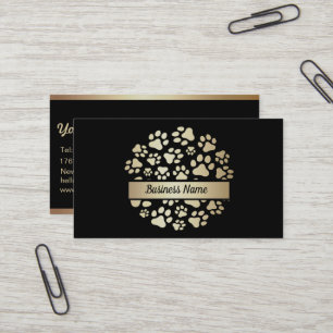 Élégant Carte de visite pour animaux de compagnie 