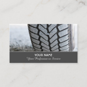 Elégant carte de visite pour les experts des roues