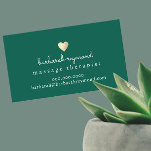 Élégant Carte de visite Pour Massage Theraphie