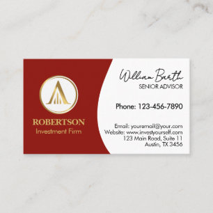 Élégant Carte de visite professionnel avec logo