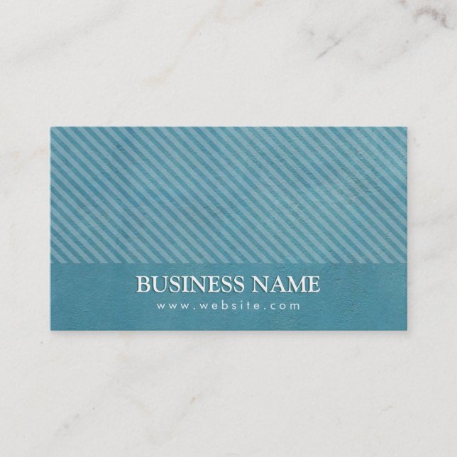 Élégant Carte de visite Translator bleu Turquoise (Devant)
