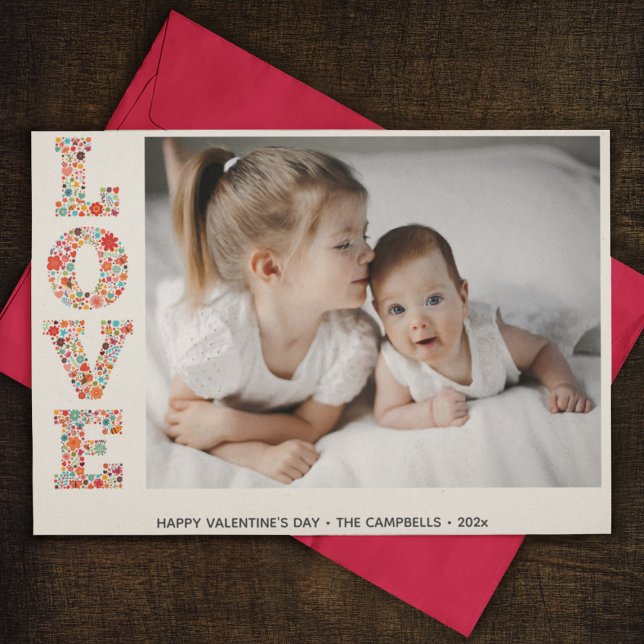 Élégant Carte photo de la Saint-Valentin (Créateur téléchargé)