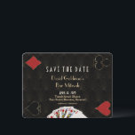 Elegant Casino Las Vegas Poker Bar Mitzvah<br><div class="desc">Unique Casino Royale and Great themed card design. It features vintage art deco style,  Roaring 1920's old Hollywood,  playing cards suits,  playing cards. On the back faux gold Art Deco pattern,  initials and playing cards suits. Use Personalize tool to add your information. For more,  visit please,  my Casino Collection.</div>