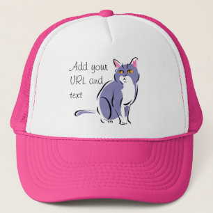 Elegant Cat Trucker Hat