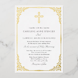 Elegant Catholic Mass Wedding