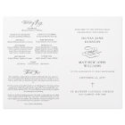 Elegant Catholic Wedding Mass Ceremony Program