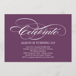 Elegant Celebration General Party Invitation