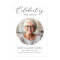 Elegant Celebration Of Life Photo Funeral Memorial