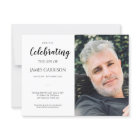 Elegant Celebration of Life With Photo Funeral