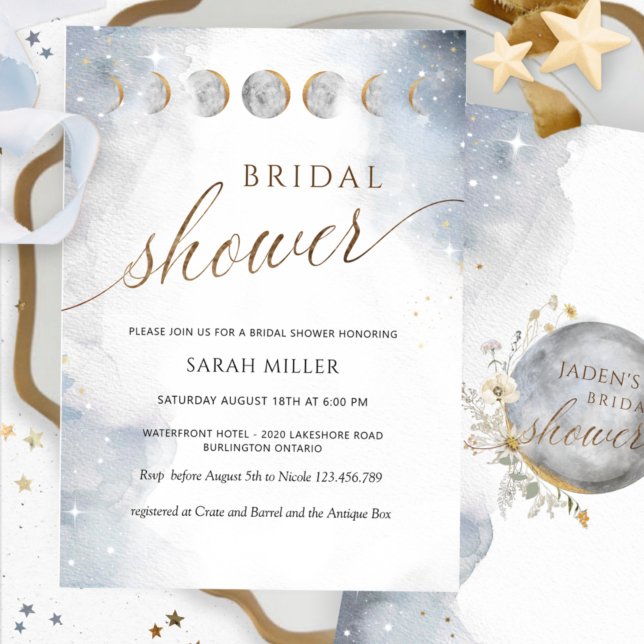 Elegant Celestial Baby / Bridal / Couples Shower Invitation (Creator Uploaded)