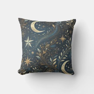 Elegant Celestial Throw Pillow