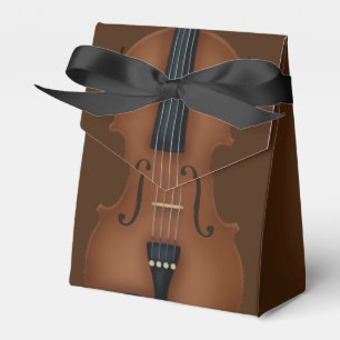 Elegant Cello Stringed Instrument Classical Music Favor Box