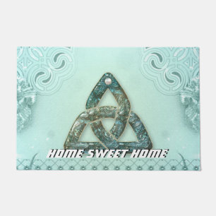 Elegant celtic knot doormat