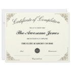 Elegant Certificate of Completion with Custom Logo