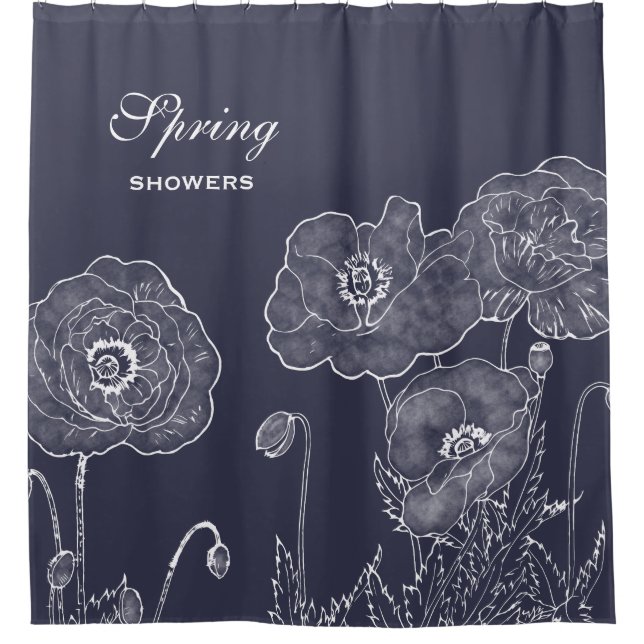Elegant Chalkboard Spring Floral Custom Colour (Front)