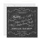 Elegant Chalkboard Square Wedding Invitations