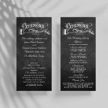 Elegant Chalkboard Wedding Ceremony Programs<br><div class="desc">Elegant Chalkboard Wedding Ceremony Programs.</div>