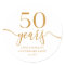 Elegant Champagne 50th Wedding Anniversary