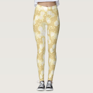 Elegant Champagne Bubbles Leggings