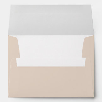Elegant Champagne-Colored Envelope for Wedding Sta