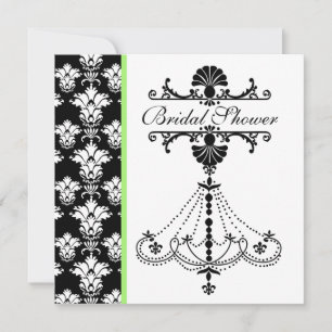 Elegant Chandelier Bridal Shower Invitation