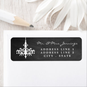 Elegant Chandelier Chalkboard Wedding Collection