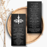 Elegant Chandelier Chalkboard Wedding Collection Program<br><div class="desc">Elegant Chandelier Chalkboard Wedding Collection Programs.</div>
