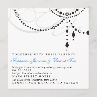 Elegant Chandelier Invitation
