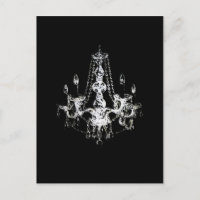 Elegant Chandelier - Postcard / Invitations / RSVP