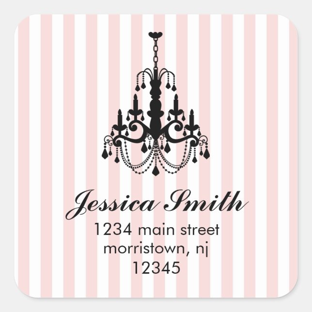 Elegant Chandelier Stickers (Front)