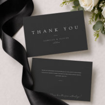 Elegant charcoal black Minimalist