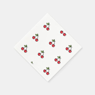 🍒 Elegant & Charming Cherry Napkins 🍒