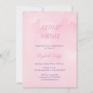 Elegant Cheerful Bridal Shower Invitation