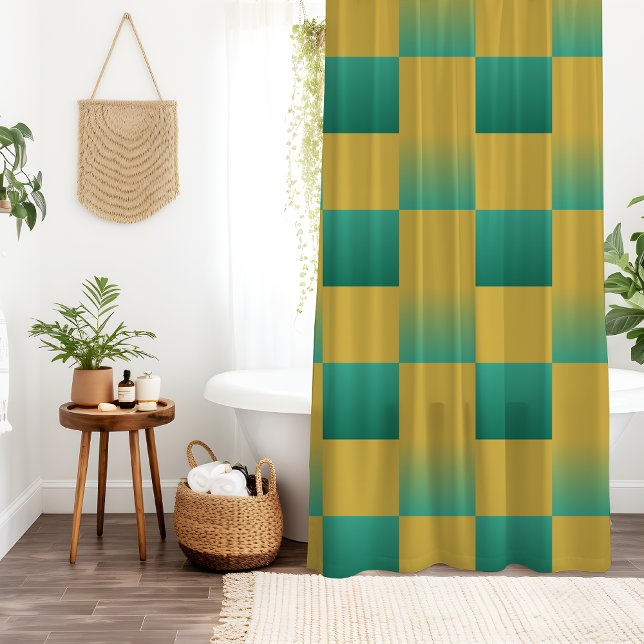 Elegant chequered pattern in green and gold  (Creator Uploaded)