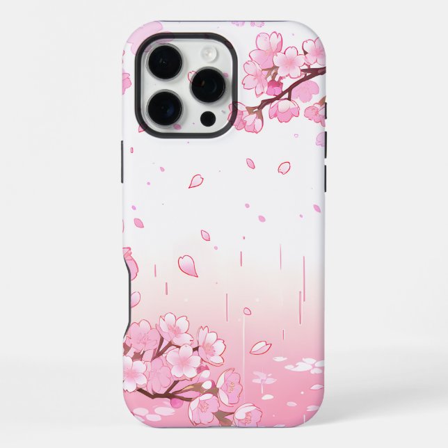 Elegant Cherry Blossom iPhone Case (Back)