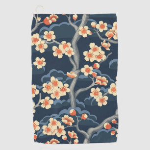 Elegant Cherry Blossom Seamless Pattern (11) Golf Towel