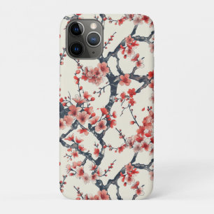 Elegant Cherry Blossom Seamless Pattern (13) iPhone 11 Pro Case
