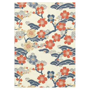 Elegant Cherry Blossom Seamless Pattern (14) Tablecloth